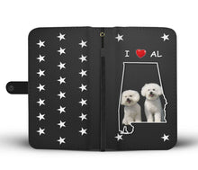 Load image into Gallery viewer, Bichon Frise On Black Print Wallet Case-Free Shipping-AL State