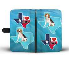 Load image into Gallery viewer, Beagle Dog Print Wallet Case-Free Shipping-Tx State