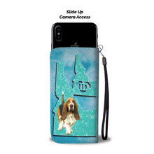 Load image into Gallery viewer, Basset Hound Dog Print Wallet Case-Free Shipping-ID State
