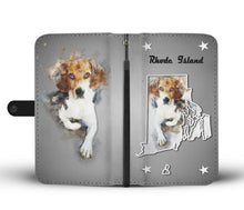 Load image into Gallery viewer, Beagle Dog Print Wallet Case-Free Shipping-RI State