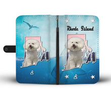 Load image into Gallery viewer, Bichon Frise Print Wallet Case-Free Shipping-RI State