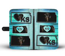 Load image into Gallery viewer, Amazing Rottweiler Dog Print Wallet Case-Free Shipping-KS State