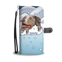 Load image into Gallery viewer, Australian Shepherd Print Wallet Case-Free Shipping-KY State