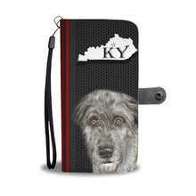 Load image into Gallery viewer, Amazing Irish Wolfhound Print Wallet Case-Free Shipping-KY State