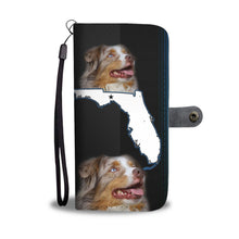 Load image into Gallery viewer, Australian Shepherd Print Wallet Case-Free Shipping-FL State