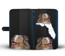 Load image into Gallery viewer, Australian Shepherd Print Wallet Case-Free Shipping-FL State