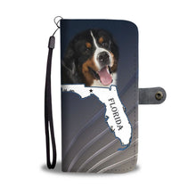 Load image into Gallery viewer, Bernese Mountain Dog Print Wallet Case-Free Shipping-FL State