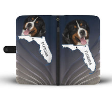 Load image into Gallery viewer, Bernese Mountain Dog Print Wallet Case-Free Shipping-FL State
