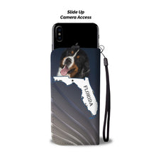 Load image into Gallery viewer, Bernese Mountain Dog Print Wallet Case-Free Shipping-FL State