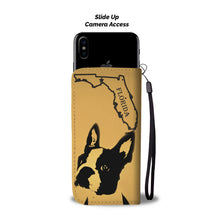 Load image into Gallery viewer, Awesome Boston Terrier Art Print Wallet Case-Free Shipping-FL State