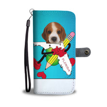 Load image into Gallery viewer, Beagle Puppy Print Wallet Case-Free Shipping-FL State