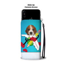Load image into Gallery viewer, Beagle Puppy Print Wallet Case-Free Shipping-FL State