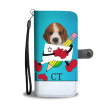 Load image into Gallery viewer, Awesome Beagle Print Wallet Case-Free Shipping-CT State