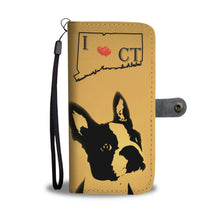 Load image into Gallery viewer, Amazing Boston Terrier Art Print Wallet Case-Free Shipping-CT State