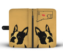 Load image into Gallery viewer, Amazing Boston Terrier Art Print Wallet Case-Free Shipping-CT State