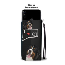 Load image into Gallery viewer, Amazing Bernese Mountain Dog Print Wallet Case-Free Shipping-CT State