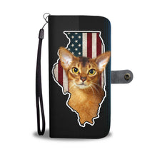Load image into Gallery viewer, Abyssinian cat Print Wallet Case-Free Shipping-IL State