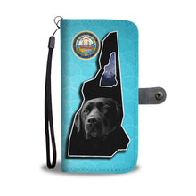 Load image into Gallery viewer, Black Labrador Print Limited Edition Wallet Case-Free Shipping-NH State