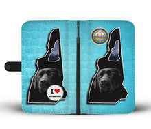 Load image into Gallery viewer, Black Labrador Print Limited Edition Wallet Case-Free Shipping-NH State