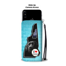 Load image into Gallery viewer, Black Labrador Print Limited Edition Wallet Case-Free Shipping-NH State