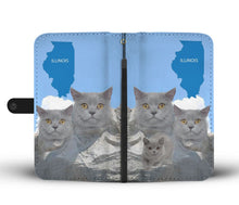 Load image into Gallery viewer, Amazing British Shorthair Cat Print Wallet Case-Free Shipping-IL State