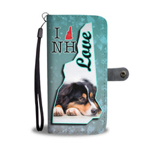 Load image into Gallery viewer, Australian Shepherd Dog Print Wallet Case-Free Shipping-NH State
