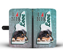 Load image into Gallery viewer, Australian Shepherd Dog Print Wallet Case-Free Shipping-NH State