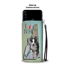 Load image into Gallery viewer, Border Collie Dog Print Wallet Case-Free Shipping-NH State