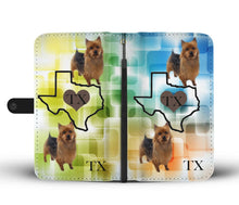 Load image into Gallery viewer, Australian Terrier Print Wallet Case-Free Shipping-TX State