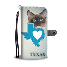 Load image into Gallery viewer, Birman Cat Print Wallet Case-Free Shipping-TX State