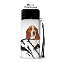 Load image into Gallery viewer, Amazing Basset Hound Print Wallet Case-Free Shipping-TX State