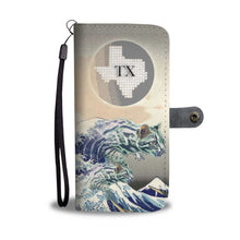 Load image into Gallery viewer, Bengal Cat Print Wallet Case-Free Shipping-TX State