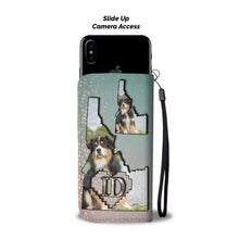 Load image into Gallery viewer, Australian Shepherd Dog Print Wallet Case-Free Shipping-ID State