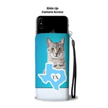 Load image into Gallery viewer, Amazing Egyptian Mau Cat Print Wallet Case-Free Shipping-TX State
