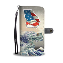 Load image into Gallery viewer, Bengal Cat Print Wallet Case-Free Shipping-GA State