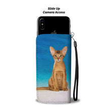 Load image into Gallery viewer, Abyssinian Cat Print Wallet Case-Free Shipping-IN State