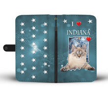 Load image into Gallery viewer, American Bobtail Cat Print Wallet Case-Free Shipping-IN State