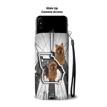Load image into Gallery viewer, Australian Terrier Print Wallet Case-Free Shipping-GA State