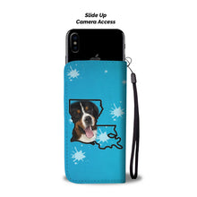 Load image into Gallery viewer, Bernese Mountain Dog Print Wallet Case-Free Shipping-LA State
