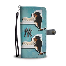 Load image into Gallery viewer, Bernese Mountain Dog Print Wallet Case-Free Shipping-NY State