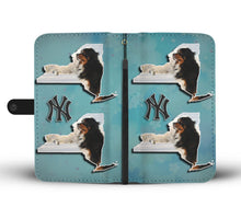 Load image into Gallery viewer, Bernese Mountain Dog Print Wallet Case-Free Shipping-NY State