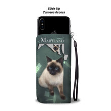 Load image into Gallery viewer, Amazing Balinese Cat Print Wallet Case-Free Shipping-MD State