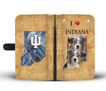 Load image into Gallery viewer, Australian Shepherd Print Wallet Case-Free Shipping-IN State