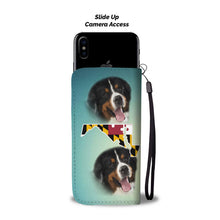 Load image into Gallery viewer, Bernese Mountain Dog Print Wallet Case-Free Shipping-MD State
