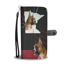 Load image into Gallery viewer, Amazing Boxer Dog Print Wallet Case-Free Shipping-MN State