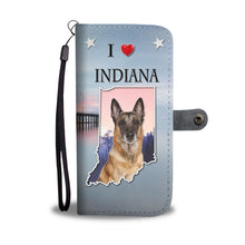 Load image into Gallery viewer, Belgian Malinois Dog Print Wallet Case-Free Shipping-IN State