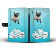 Load image into Gallery viewer, Balinese cat Print Wallet Case-Free Shipping-MN State