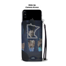 Load image into Gallery viewer, Amazing Russian Blue Cat Print Wallet Case-Free Shipping-MN State