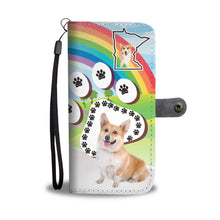 Load image into Gallery viewer, Amazing Pembroke Welsh Corgi Print Wallet Case-Free Shipping-MN State