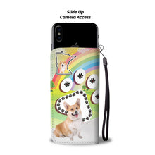 Load image into Gallery viewer, Amazing Pembroke Welsh Corgi Print Wallet Case-Free Shipping-MN State